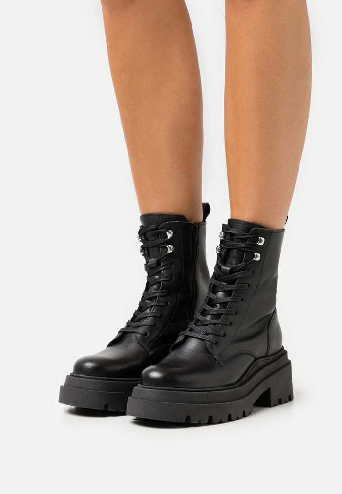 Meilleure vente ⭐ Zign LEATHER WINTER BOOTIES - Bottines à Plateau - Black 🧨 1 Meilleure vente ⭐ Zign LEATHER WINTER BOOTIES - Bottines à Plateau - Black 🧨