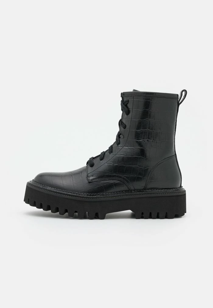 Remise 😀 Zign Bottines à Plateau - Black ✨ 2 Remise 😀 Zign Bottines à Plateau - Black ✨ – Image 2