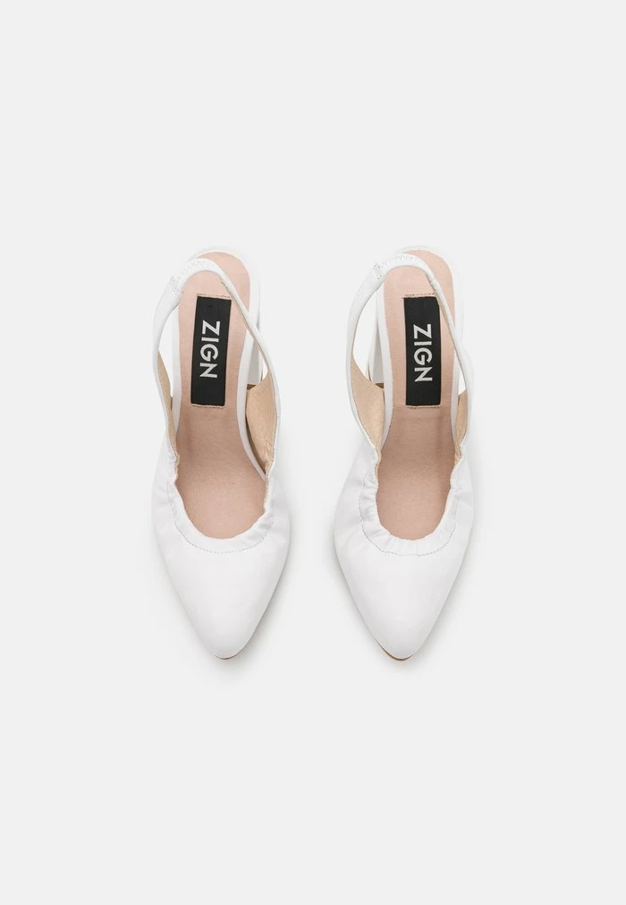De gros 🧨 Zign LEATHER - Escarpins à Talons Hauts - Off-white 🛒 6 De gros 🧨 Zign LEATHER - Escarpins à Talons Hauts - Off-white 🛒 – Image 6