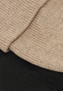 Le moins cher 👏 Zign 2 PACK UNISEX - Bonnet - Black/camel 😀 -Pas Cher Zign Boutique 0752a74ac0b0484f8a8ee04b015a5662