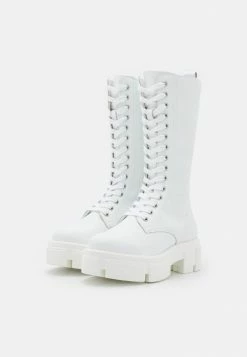 Acheter 😉 Zign RECYCLED LEATHER - Bottes à Plateau - White ⌛ -Pas Cher Zign Boutique 076125aca6a64528857a0f9aca115e07