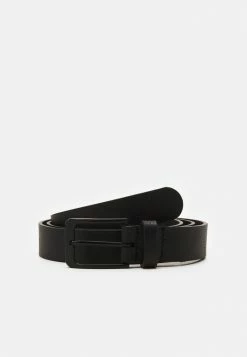 Budget 🛒 Zign LEATHER UNISEX - Ceinture - Black ⭐