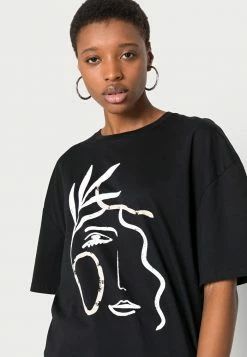 Meilleure affaire 🎁 Zign LIZ LINE ART FACE TEE - T-shirt Imprimé - Black 🌟 -Pas Cher Zign Boutique 0a85d1dc714a4913840d0e8b45ed4b62