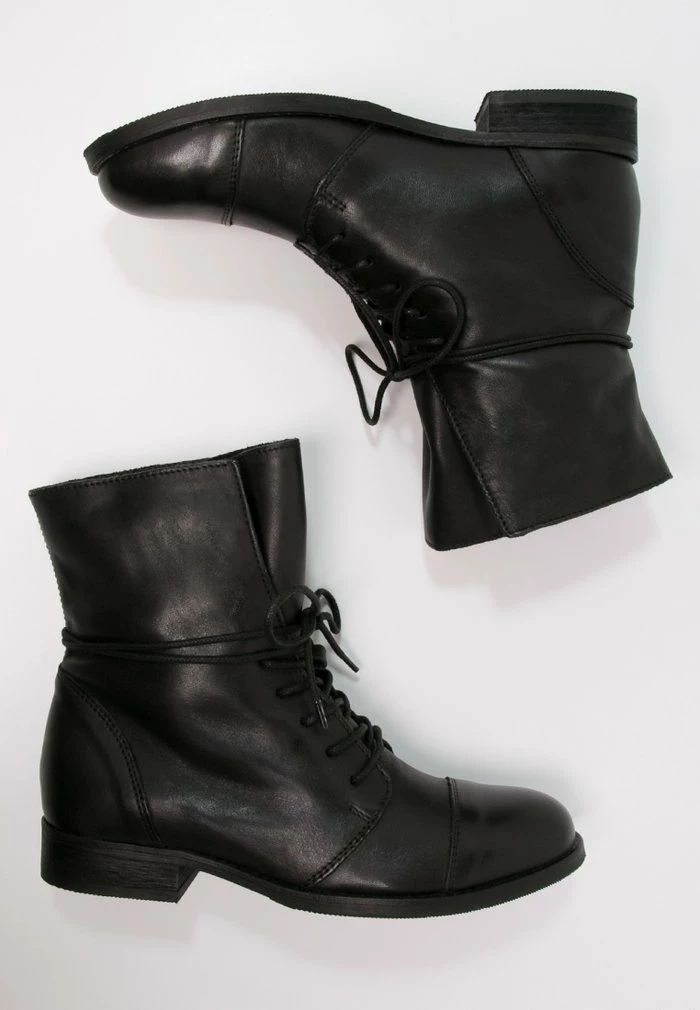 Coupon 🥰 Zign Bottines à Lacets - Black 🎉 3 Coupon 🥰 Zign Bottines à Lacets - Black 🎉 – Image 3