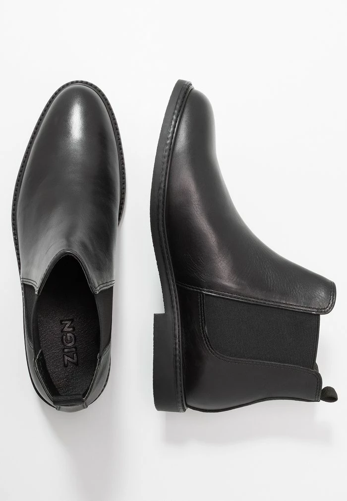 Promo 🤩 Zign LEATHER - Bottines - Black 🤩 2 Promo 🤩 Zign LEATHER - Bottines - Black 🤩 – Image 2