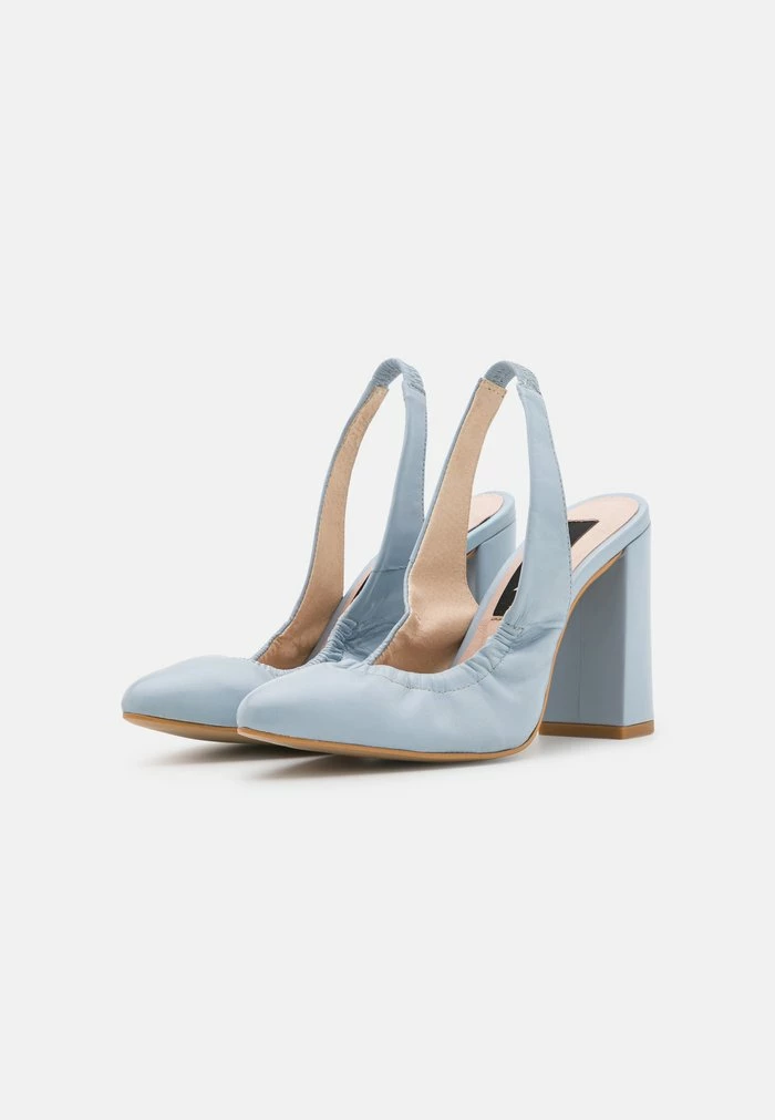 Promo ✔️ Zign LEATHER - Escarpins à Talons Hauts - Light Blue ⌛ 3 Promo ✔️ Zign LEATHER - Escarpins à Talons Hauts - Light Blue ⌛ – Image 3