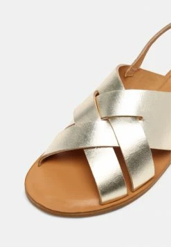 Bon marché 😀 Zign LEATHER - 🩴 Sandales - Gold 🔥 -Pas Cher Zign Boutique 13c6dc27b2ee4c269053b36557091d2e