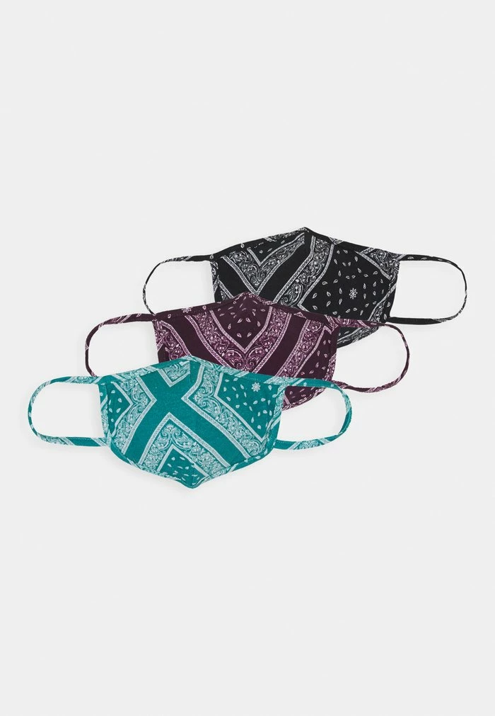 Bon marché 💯 Zign 3 PACK UNISEX - Masque En Tissu - Black/multi-coloured ❤️ 1 Bon marché 💯 Zign 3 PACK UNISEX - Masque En Tissu - Black/multi-coloured ❤️