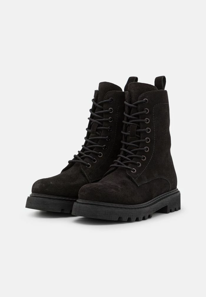 Top 10 🔔 Zign LEATHER - Bottines à Lacets - Black 🔥 3 Top 10 🔔 Zign LEATHER - Bottines à Lacets - Black 🔥 – Image 3