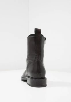 Tout neuf 🧨 Zign Bottines à Lacets - Black 😀 -Pas Cher Zign Boutique 184421a0b9914c42abbaa980f2b1366a