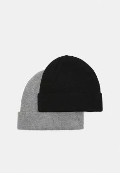 Tout neuf ⭐ Zign 2 PACK UNISEX - Bonnet - Black/grey 😍