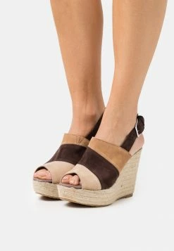 Budget 😉 Zign COW LEATHER - Espadrilles - Brown 😍