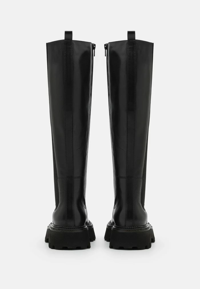 Budget ❤️ Zign LEATHER - Bottes à Plateau - Black 🌟 4 Budget ❤️ Zign LEATHER - Bottes à Plateau - Black 🌟 – Image 4