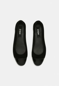 Remise ❤️ Zign Ballerines - Black 👍 -Pas Cher Zign Boutique 1ff07c425b55493db05c4eca6616df04