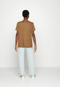 Promo 🔔 REDEZIGN - T-shirt Basique - Light Brown ✔️ -Pas Cher Zign Boutique 223ca02e98514e26b3b378a230d373d6