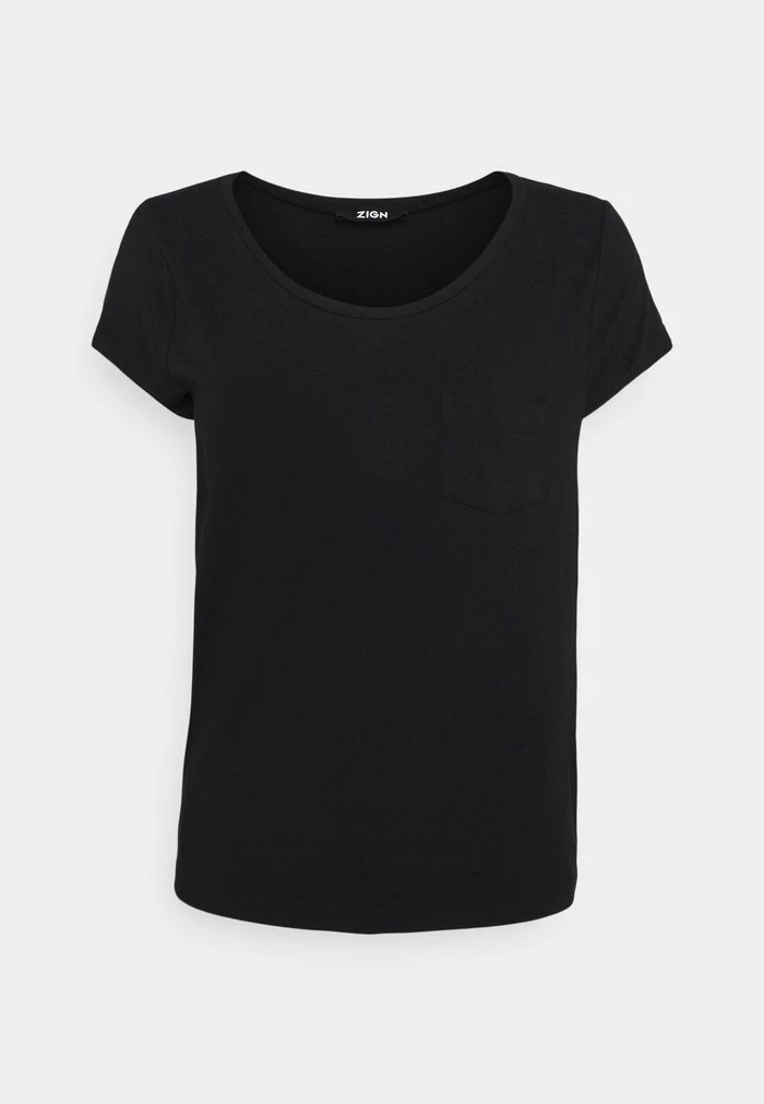 Acheter 🔔 Zign T-shirt Basique - Black 🔥 6 Acheter 🔔 Zign T-shirt Basique - Black 🔥 – Image 6