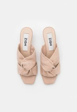 Top 10 ✨ Zign Mules à Talons - Beige 😀 -Pas Cher Zign Boutique 2966d6fdf86744fa92ade70e9060650a