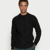 Promo 🧨 Zign CONTEMPORARY CABLE JUMPER - Pullover - Black 🛒