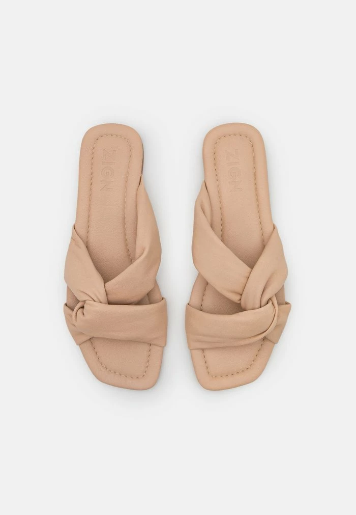 Vente flash 👏 Zign LEATHER - Mules - Beige 🛒 6 Vente flash 👏 Zign LEATHER - Mules - Beige 🛒 – Image 6