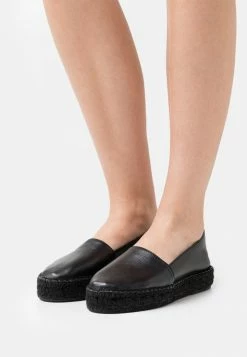 Vente flash ⭐ Zign LEATHER - Espadrilles - Black 🤩