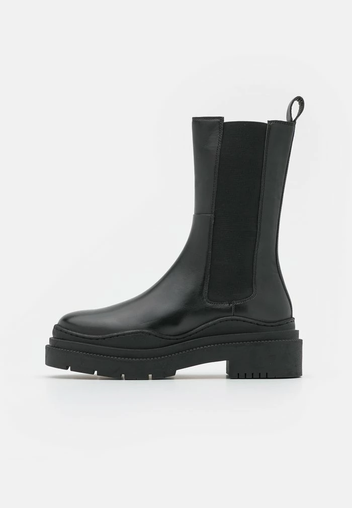 Bon marché 🌟 Zign LEATHER - Bottes à Plateau - Black 🎉 2 Bon marché 🌟 Zign LEATHER - Bottes à Plateau - Black 🎉 – Image 2