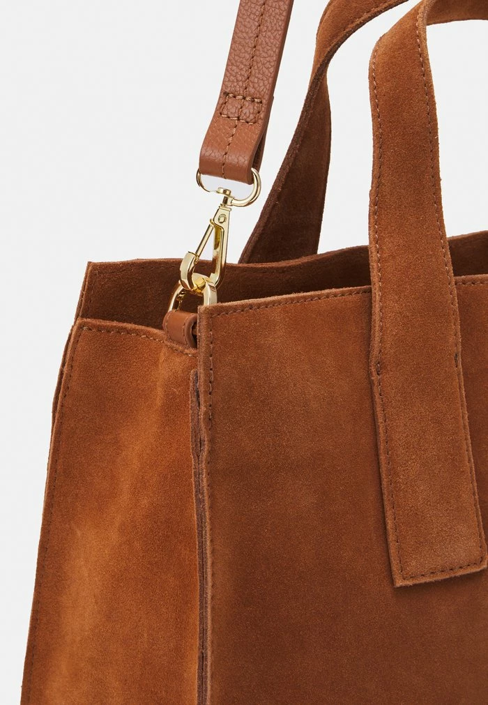 Promo 🧨 Zign LEATHER - Sac à Main - Cognac 👏 4 Promo 🧨 Zign LEATHER - Sac à Main - Cognac 👏 – Image 4