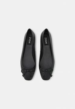 Grosses soldes 😉 Zign LEATHER - Ballerines - Black 🔥 -Pas Cher Zign Boutique 3933170d0869442d84d5752767b0d788