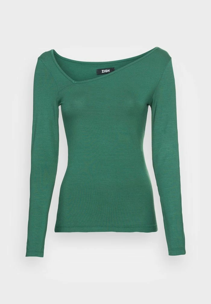 Acheter ⌛ Zign T-shirt à Manches Longues - Dark Green 🎁 4 Acheter ⌛ Zign T-shirt à Manches Longues - Dark Green 🎁 – Image 4