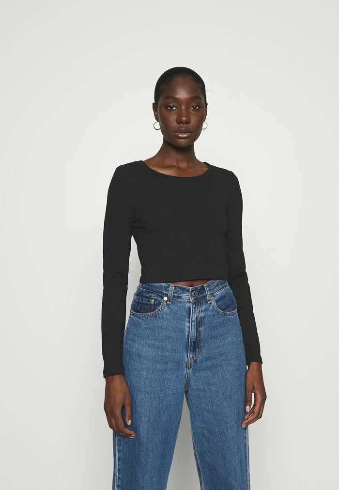 Offres 🔔 REDEZIGN - T-shirt à Manches Longues - Black 👏 1 Offres 🔔 REDEZIGN - T-shirt à Manches Longues - Black 👏