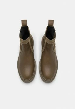 Meilleure affaire ⭐ Zign LEATHER - Bottines à Plateau - Khaki 👏 -Pas Cher Zign Boutique 3bd0f944534b417aa8711b94f39633b7