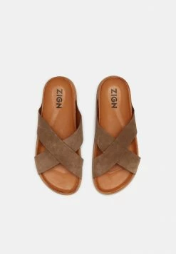 Offres 😍 Zign Mules - Light Brown 🌟 -Pas Cher Zign Boutique 3e9cfc2911c64dcb874fabe50c86bc87