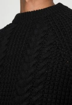 Promo 🧨 Zign CONTEMPORARY CABLE JUMPER - Pullover - Black 🛒 9 Promo 🧨 Zign CONTEMPORARY CABLE JUMPER - Pullover - Black 🛒 -Pas Cher Zign Boutique 40c296266a07443984bf894f63d9b540