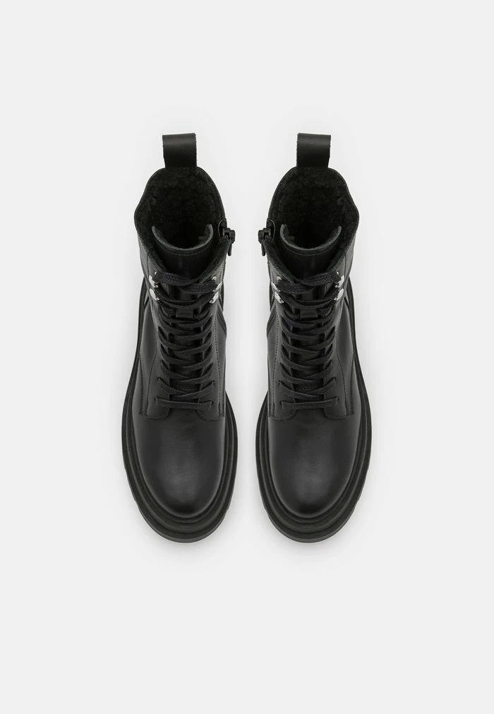 Meilleure vente ⭐ Zign LEATHER WINTER BOOTIES - Bottines à Plateau - Black 🧨 6 Meilleure vente ⭐ Zign LEATHER WINTER BOOTIES - Bottines à Plateau - Black 🧨 – Image 6