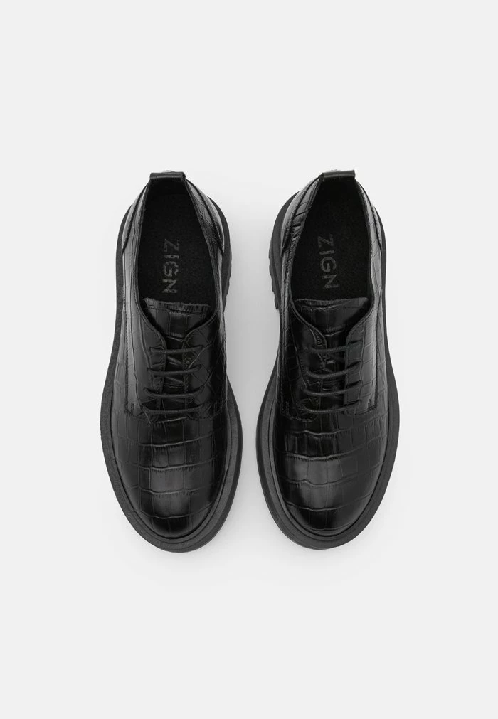 Meilleure affaire 🌟 Zign Chaussures à Lacets - Black ❤️ 6 Meilleure affaire 🌟 Zign Chaussures à Lacets - Black ❤️ – Image 6