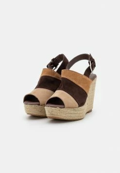 Budget 😉 Zign COW LEATHER - Espadrilles - Brown 😍 -Pas Cher Zign Boutique 42953863df004382817c7ec2785b9856