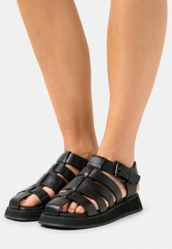 Sortie 🔔 Zign LEATHER - 🩴 Sandales à Plateforme - Black ⌛