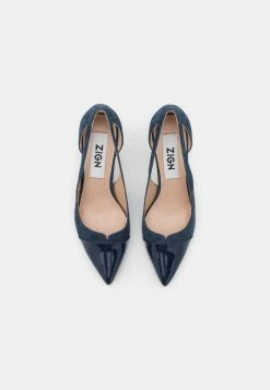 Promo 🤩 Zign LEATHER - Escarpins à Talons Hauts - Blue 👍 -Pas Cher Zign Boutique 44bed9c016d04fa892abba8b594750e6