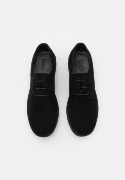 Le moins cher 🛒 Zign LEATHER - Chaussures à Lacets - Black 😉 -Pas Cher Zign Boutique 484bcd3c584a4dffa0a8e6b9c36df7f8