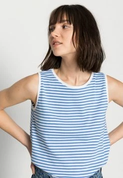 Meilleur prix 💯 Zign Débardeur - White/blue 🔥 -Pas Cher Zign Boutique 49c06c40779c4dcf96362e34c06f51be