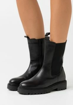 De gros 🛒 Zign LEATHER - Bottines - Black 😍
