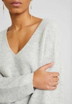 Budget ❤️ Zign OVERSIZED JUMPER - Pullover - Light Grey Melange 🤩 -Pas Cher Zign Boutique 55334de70b2b4dc0ad65193f0e17f760