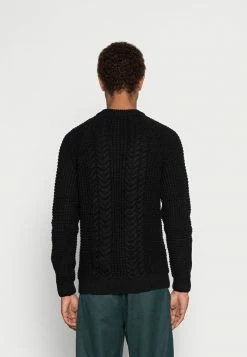 Promo 🧨 Zign CONTEMPORARY CABLE JUMPER - Pullover - Black 🛒 7 Promo 🧨 Zign CONTEMPORARY CABLE JUMPER - Pullover - Black 🛒 -Pas Cher Zign Boutique 559e2c83a0ee4c0894dee13e93955a5a