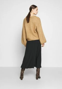 Le moins cher 🤩 Zign BIAS CUT 👗 SKIRT - Jupe Trapèze - Black 🎁 -Pas Cher Zign Boutique 574c4a5c5eed40b4b5f36bab41c6276b