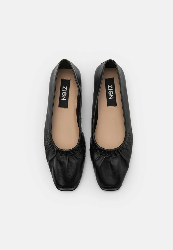 Nouveau 🛒 Zign Ballerines - Black 🤩 6 Nouveau 🛒 Zign Ballerines - Black 🤩 – Image 6