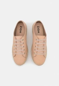 Sortie 🔥 Zign Chaussures à Lacets - Beige 🛒 -Pas Cher Zign Boutique 5a684794e96c4d6c98fd121dbce909a7