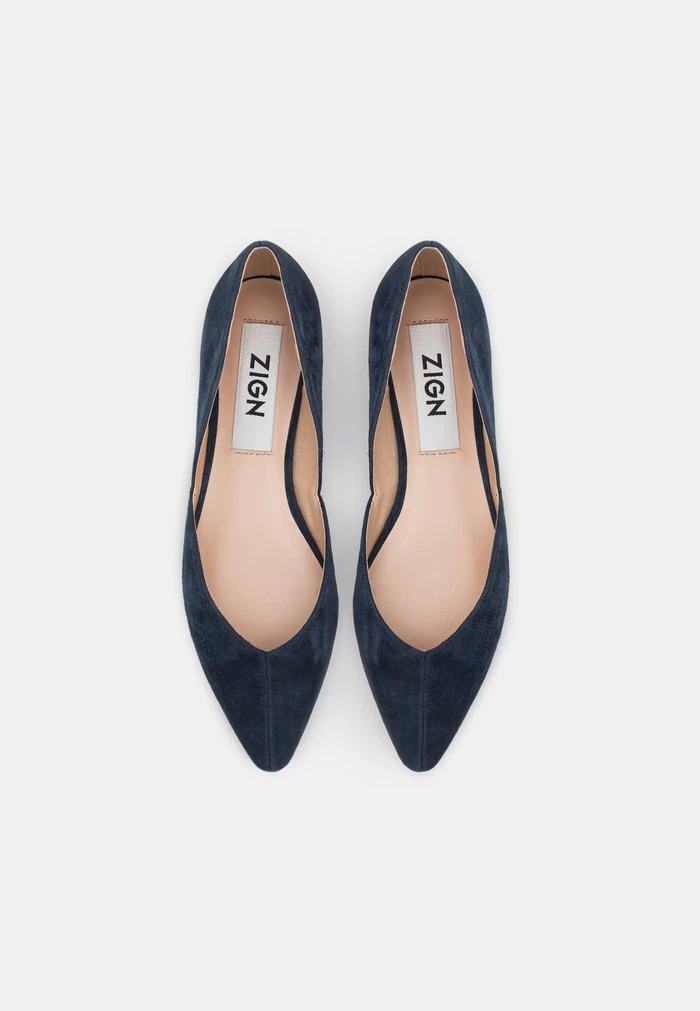 Meilleure vente 💯 Zign LEATHER - Ballerines - Dark Blue ⌛ 6 Meilleure vente 💯 Zign LEATHER - Ballerines - Dark Blue ⌛ – Image 6
