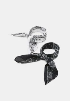 Sortie 👏 Zign BANDANA UNISEX 2 PACK - Foulard - Black/white 😀 -Pas Cher Zign Boutique 5fcfd4d200244232962c68ca86c1f070