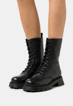 Promo 🌟 Zign LEATHER - Bottes à Plateau - Black ❤️