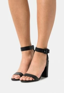 Tout neuf 🎁 Zign LEATHER - 🩴 Sandales à Talons Hauts - Black 🛒