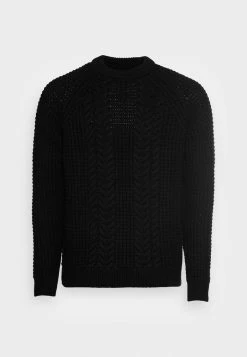 Promo 🧨 Zign CONTEMPORARY CABLE JUMPER - Pullover - Black 🛒 8 Promo 🧨 Zign CONTEMPORARY CABLE JUMPER - Pullover - Black 🛒 -Pas Cher Zign Boutique 63147256b4ff420a88f1ce32b4453160